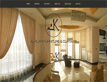 Tablet Screenshot of alkilanicurtains.com